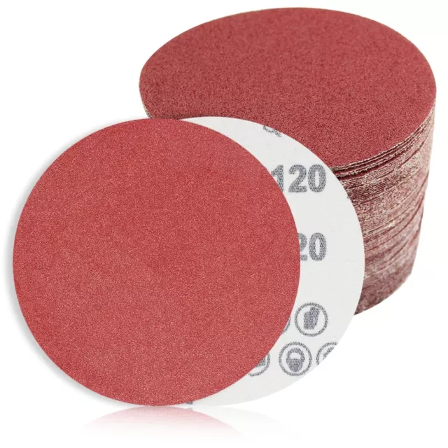 150mm Sanding Discs. 60 PCS Hook and Loop Sander Pads,（Grit 5X P40/60/100/120