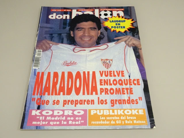 Diego Maradona. En Barcelona, Sevilla y Newell's: cuando la lámpara del genio no se iluminó - Yahoo Noticias
