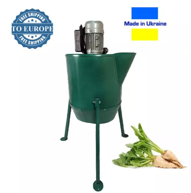 Feed Milling Electric Barrel Grinder/Crusher for Veg.&Fruits. Feed chopper 220V.