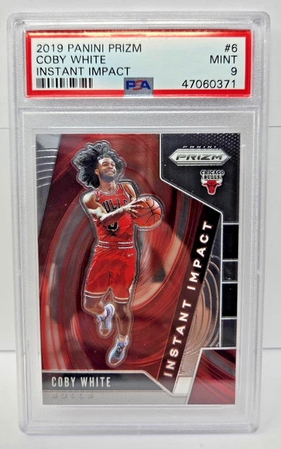 2019 PRIZM INSTANT Impact Bulls Star - COBY WHITE Rookie RC Card