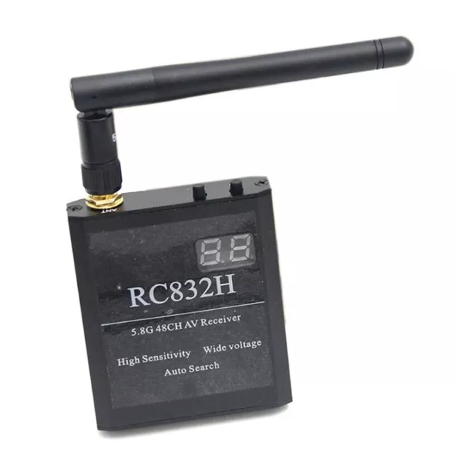 RC832H 5.8G 48CH RéCepteur VidéO 12V Recherche Automatique de Canal pour TS8870