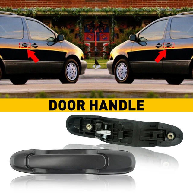 2x Door Handle Rear Sliding Door Left & Right for 1998-2003 Toyota Sienna New