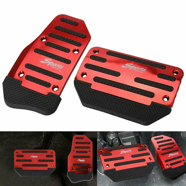 Car Non-Slip Automatic Gas Brake Foot Pedal Pad Cover Accessories Parts [RED]