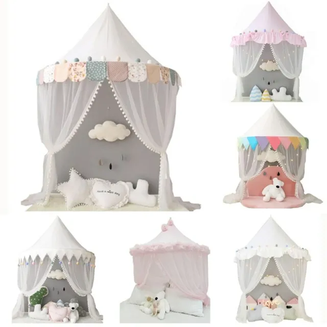 Tenda da gioco baldacchino letto bambino per bambini tenda letto rete bambina principessa decorazione camera