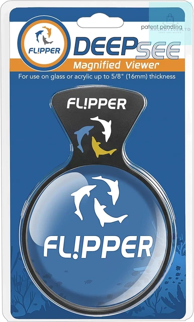 Flipper DeepSee Magnified Magnetic Aquarium Viewer 4"