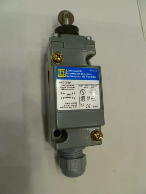 Square D 9007 C54D Heavy Duty Limit Switch (Brand New In Box)  Unused