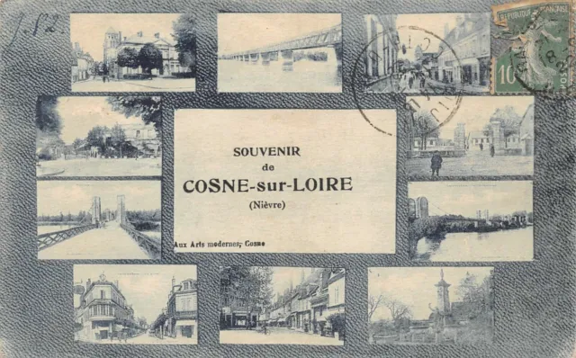Souvenir de COSNE-SUR-LOIRE - Aux arts modernes, Cosne