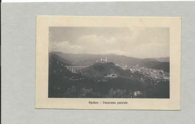 Spoleto - Panorama Parziale Pg PERUGIA - f/p viaggiata 1912