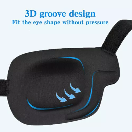 2pcs 3D Medical Eye Patch Sponge For Adults Single Cover Shading Halloween Party 2