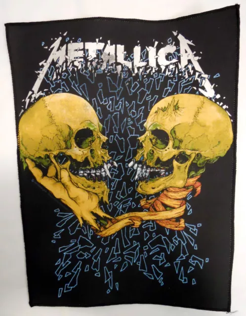 METALLICA Back Patch - SAD BUT TRUE - Skulls - VINTAGE - NEW UK - PUSHEAD - 1991