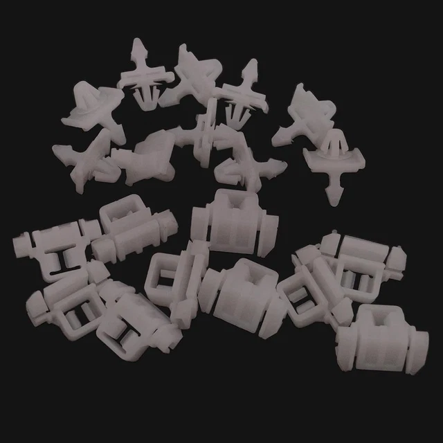 Lot De 10 Clips De Fixation Pour Calandre Mercedes - Référence A1239900092 - Gris Foncé - 4