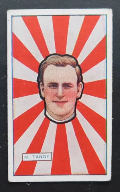 1925 Schuh Cigarette Card Aust Footballers Vic. League J Tandy South Melbourne