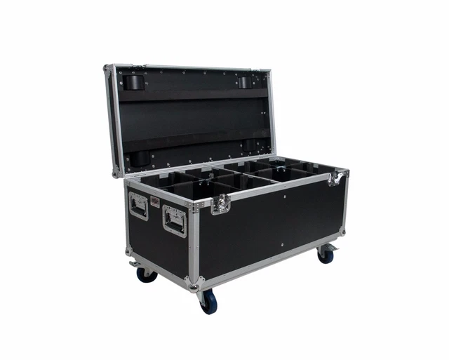 OSP Universal Utility ATA Flight Road Case for 8 LED PAR CANS w/ Caster Wheels