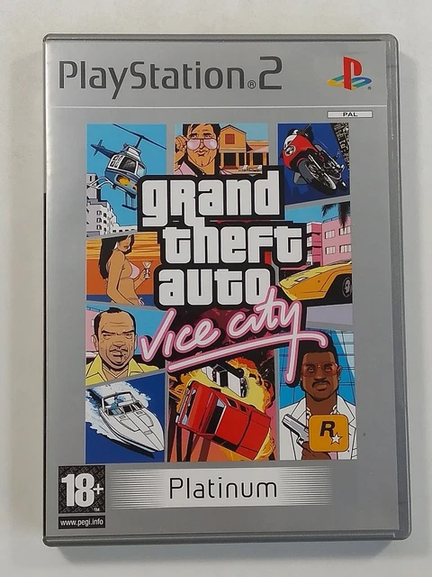 Sony PlayStation 2 - Grand Theft Auto Vice City - Complet PAL FR (Bon état)