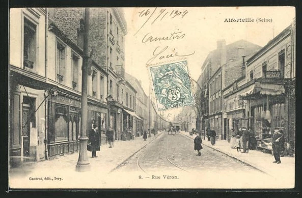 CPA Alfortville, Rue Véron 1904