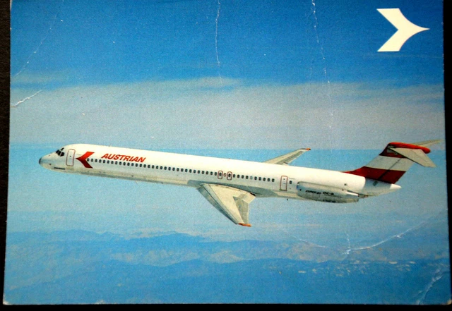 Avion Miniature Austrian Airlines - Échelle 1/500 - Marque JET LINER - Occasion (état Neuf)