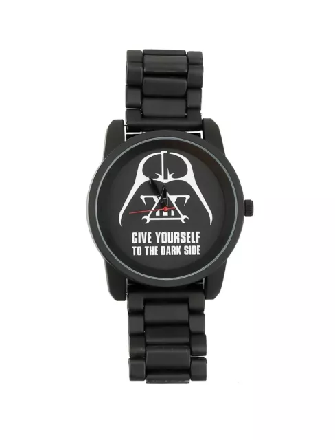 Disney Star Wars Darth Vader Black Metal Watch Wrist Watch Wristwatch New in Box