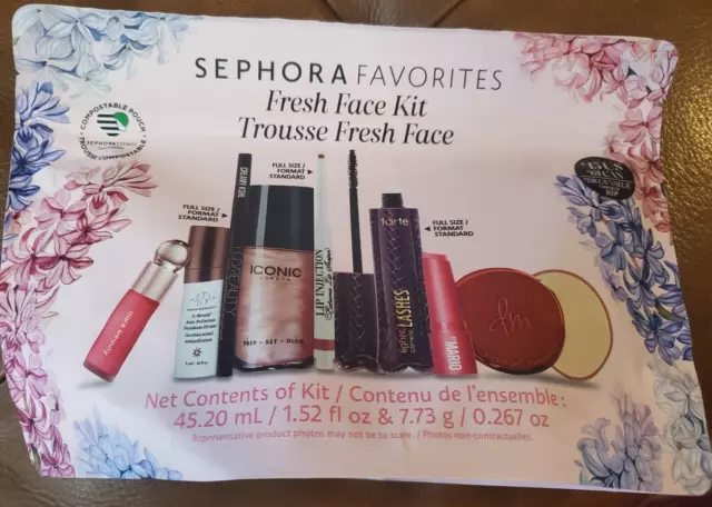 Sephora Favorites Fresh Face Makeup Kit  Limited Edition 8 pcs NEW