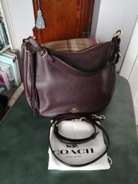 Coach sutton hobo best sale oxblood