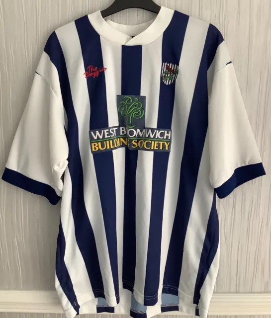 VERY RARE ORIGINAL - West Bromwich Albion 2002 - 2003 Home Shirt - Size Large