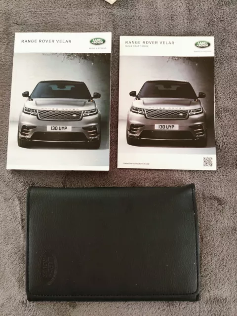 Genuine Range Rover Velar 2017-2020 Handbook Owners Manual Wallet Pack Y-525