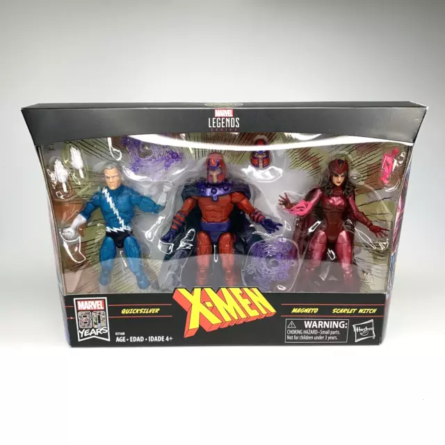 Marvel Legends Family Matters 3-Pack Magneto, Quicksilver, & Scarlet Witch Marvel Legends Family Matters 3-Pack Magneto, Quicksilver, & Scarlet Witch