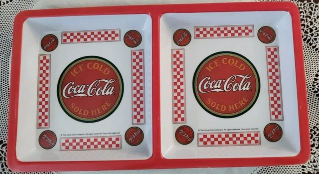 Coca-Cola Gibson Melamine Dual Serving Tray