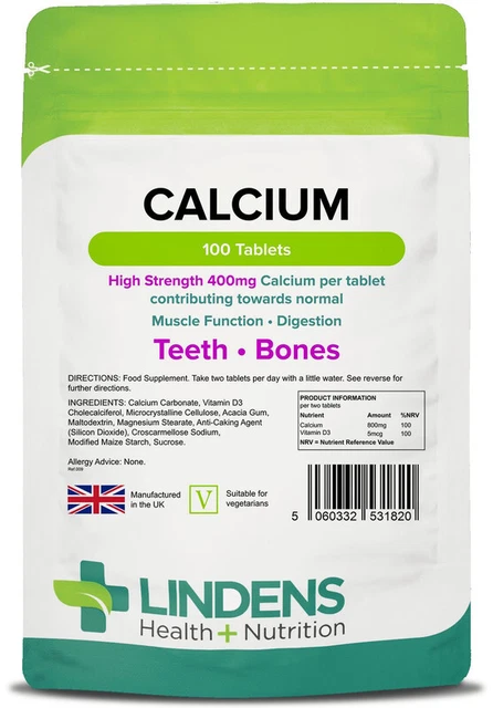 Vitamine D3 Lindens 1000 UI - Lot De 2 Paquets (240 Comprimés Au Total) - Complément Alimentaire