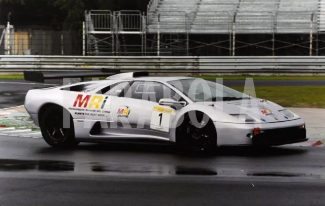 Altes Pressefoto Monza, Lamborghini GTR Supertrophy 2001, Druck 20 X 30 CM