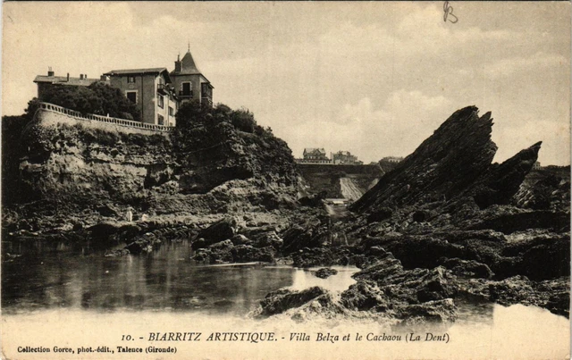 CPA Ancienne Biarritz – La Villa Le Basquou – Carte Postale 64 – Début 1900