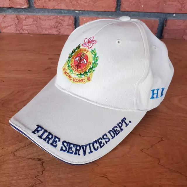 Hong Kong Fire Services Department Hat Strapback Small/Adjustable FSD Unbranded