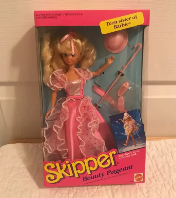 1991 Beauty Pageant Skipper Doll - Teen Sister of Barbie #9324 - NRFB