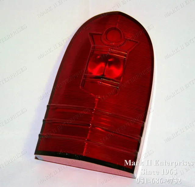 1951 Mercury Tail Light Lamp Lens NEW (exc. Canadian Monarch) 1M-13450-A