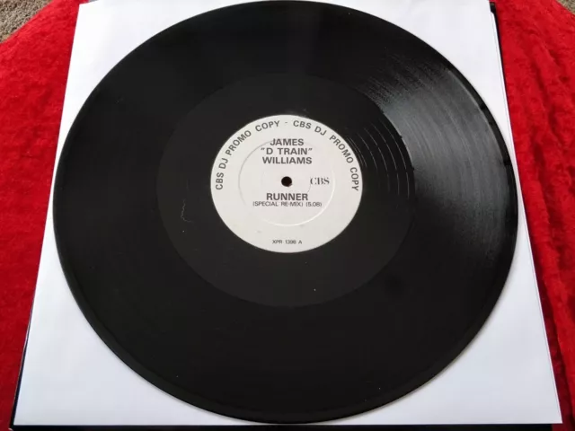 JAMES "D TRAIN" WILLIAMS  Runner (Remix) UK 2-track white label promo 12"