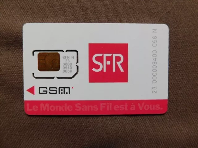 Chip GSM Card MINT Frankrijk - SFR