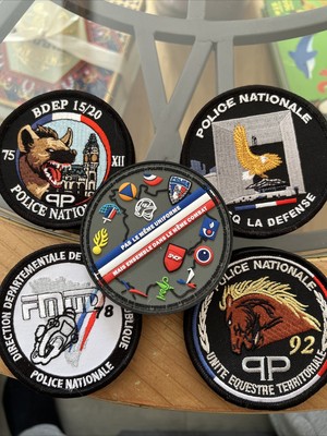 Lot Ecusson Police Eur 16 00 Picclick Fr