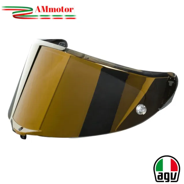 Visiera Casco Agv Corsa R Iridium Gold Antigraffio MPLK Pinlock Moto