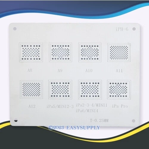 Modèle de Rebillage Direct Chauffant BGA pour iPhone series Hard disk