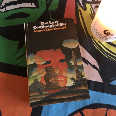 LOST CONTINENT OF Mu, James Churchward 1974 occult paperback unread w