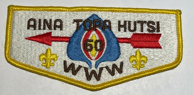 OA lodge 60 Aina Topa Hutsi  Flap Mint Boy Scout  CF8
