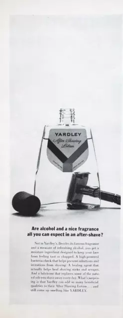 PRINT AD Yardley After Shaving Lotion 1963 5x13 Aftershave