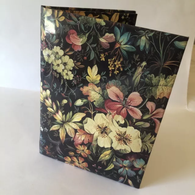 Vintage Victoria’s Secret Floral Picture Frame Holds 2~4x6 Photos Gorgeous Rare