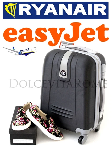 TROLLEY CABINA BAGAGLIO A MANO RYANAIR EASY JET VALIGIA 4 RUOTE LOW COST Ormi