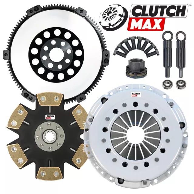 STAGE 5 RACE CLUTCH KIT + SOLID FLYWHEEL for 92-99 BMW 323 325 328 E36 2.5L 2.8L