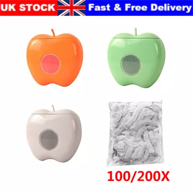 Wall-mounted Food Cover Bag Cling Film Storage Box Grocery Holder for Kitchen-UK