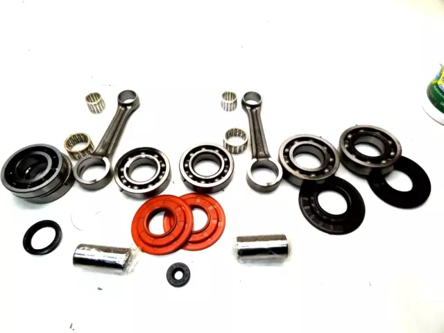 Skidoo 600 700 800 Crankshaft Rod & Bearing rebuild kit Crank twin MXZ SUMMIT X