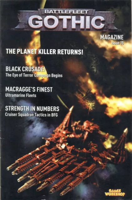 Citadel Warhammer 40K Battlefleet Gothic Magazine 15