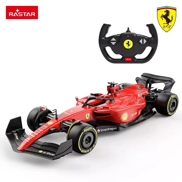 Mondo Motors - Ferrari F1-75 - Voiture radiocommandée Formule 1 - Échelle 1:12-2.4 GHz - Couleur Rouge - 63748
