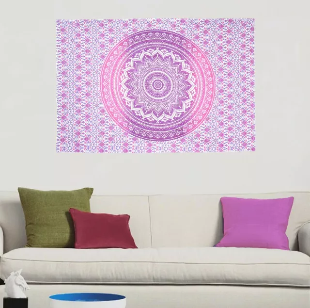Indian Wall Decor Hippie Tapestries Bohemian Mandala Tapestry Wall Hanging Throw