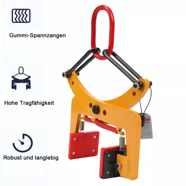 Versetzzange Bordsteinzange280KG Steinträger Hebezange Steinklemme Werkzeugzange
